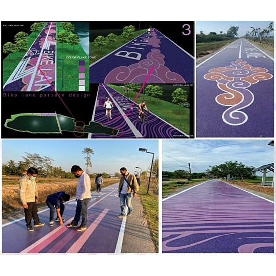 3D design for Construction & Sport (ออกแบบงาน 3D สำหรับการก่อสร้าง และสนามกี่ฬา) - ออกแบบก่อสร้างสนามกีฬา พื้นพียู -บารมี