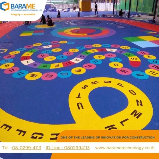 งานพื้นสนามกีฬา Play Ground EPDM สนามเด็กเล่น Play Ground  สนามเด็กเล่น  Play Ground EPDM  พื้นสนามเด็กเล่น  พื้น EPDM  พื้น Playground  พื้นยางสังเคราะห์  พื้นสนามกีฬา  พื้นไม่ลื่น 