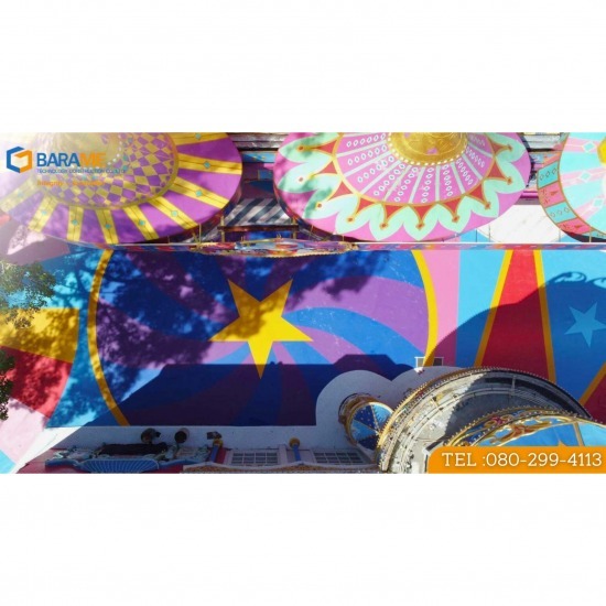 งานพื้นตกแต่งสวยงาม Car Park Decorative - บริษัท บารมี เทคโนโลยี คอนสตรัคชั่น จำกัด - งานพื้นตกแต่งสวยงาม Car Park Decorative  งานตกแต่งพื้นด้วยสีสันและลวดลาย  พื้นผิวสั่งทำพิเศษ 