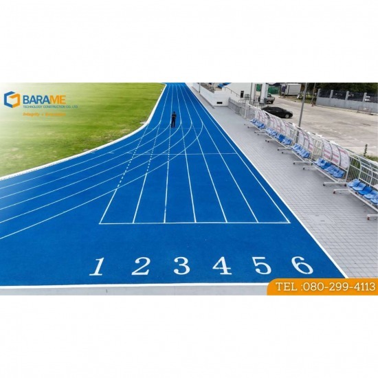 พื้นลู่วิ่ง-ลานกีฬา Synthetic มาตรฐาน IAAF, ลู่วิ่งยางสังเคราะห์ออกกำลังกาย - บริษัท บารมี เทคโนโลยี คอนสตรัคชั่น จำกัด - รับทำงานพื้นสนามกีฬาทุกชนิด  พื้นลู่วิ่ง-ลานกีฬา  พื้นลู่วิ่ง-ลานกีฬา Synthetic มาตรฐาน IAAF  ลู่วิ่งยางสังเคราะห์ออกกำลังกาย  พื้นลู่วิ่ง  ลานกีฬา Synthetic  มาตรฐาน IAAF  ลู่วิ่งยางสังเคราะห์  พื้นสนามกีฬา  พื้นออกกำลังกาย 