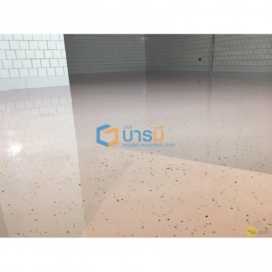 พื้น Terrazzo / พื้น Barazzo Flake - บริษัท บารมี เทคโนโลยี คอนสตรัคชั่น จำกัด - พื้น Terrazzo เทอราซโซ่  พื้น Terrazzo  พื้นเทอราซโซ่  พื้นผิวสวยงาม  พื้นตกแต่ง  พื้นปรับระดับ  พื้นผสม Chips Color  พื้นหรูหรา 